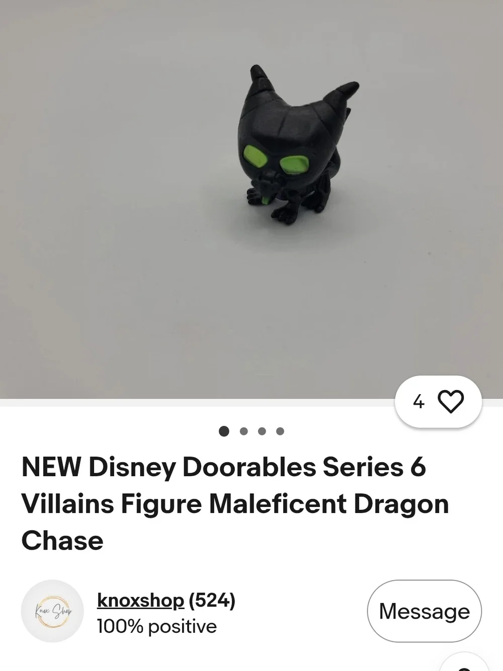 8PC DISNEY DOORABLES MALEFICENT URSULA WICKED WITCH APPLE SNOW WHITE EXACTLY